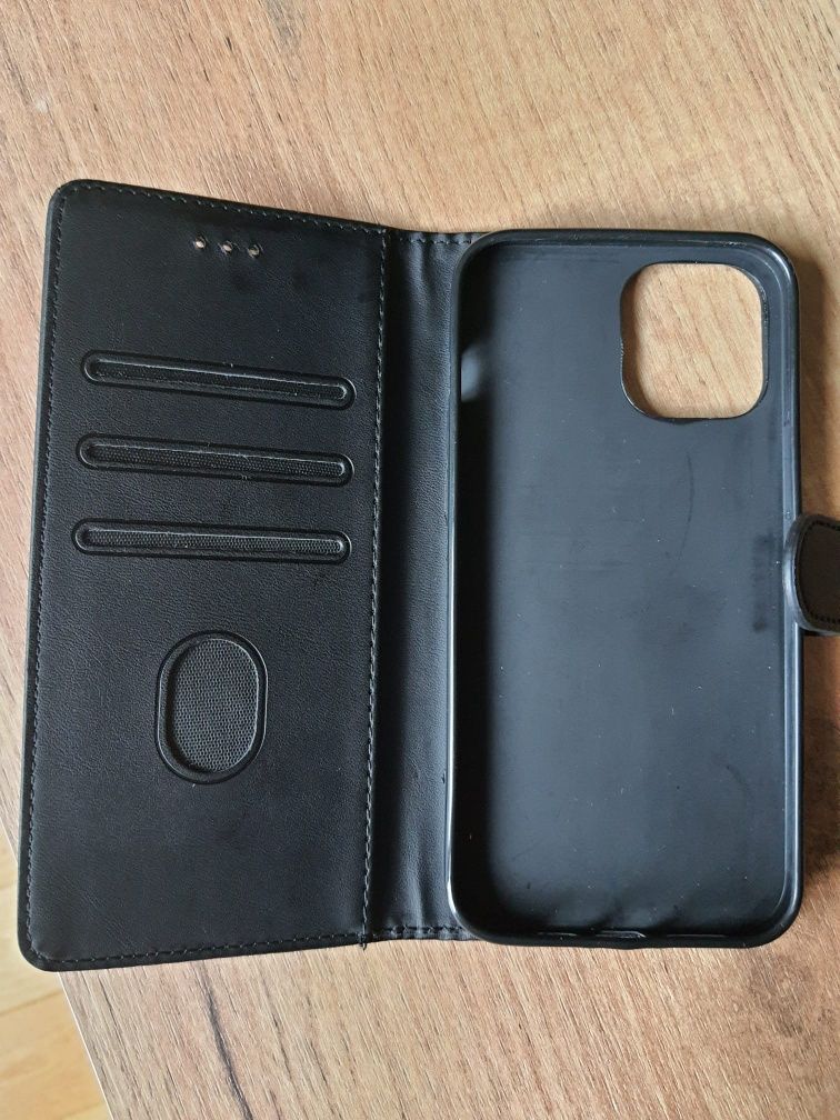 Apple iPhone 12 pro max leather sleeve magsafe etui skórzane gratis
