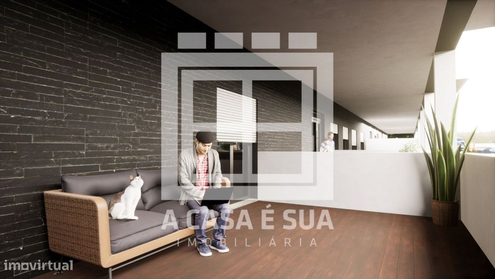 Garagem com 197 m2 num prédio novo em Oliveira de Azeméis