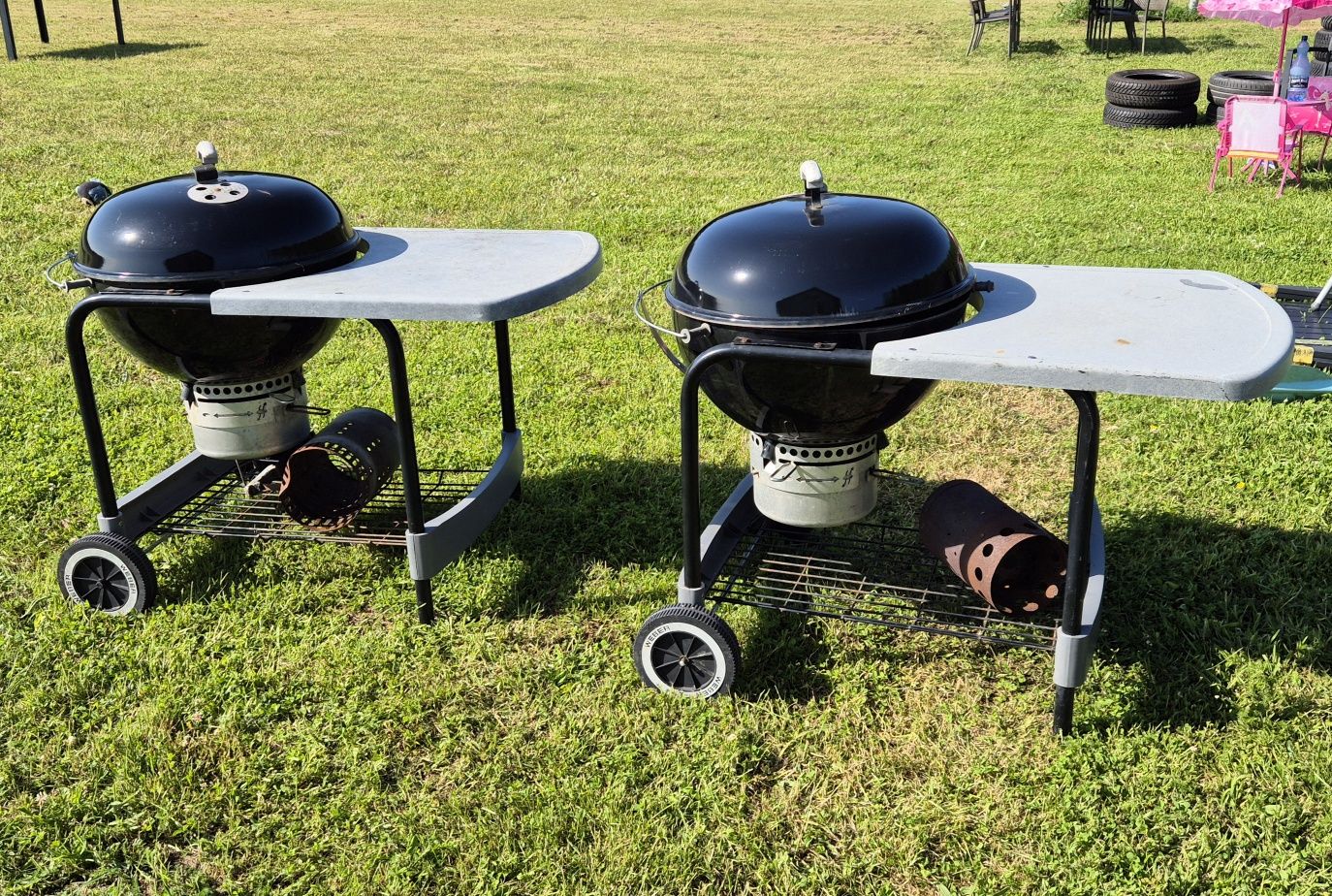 Grill Weber USA kula duży na kółkach ze stolikiem