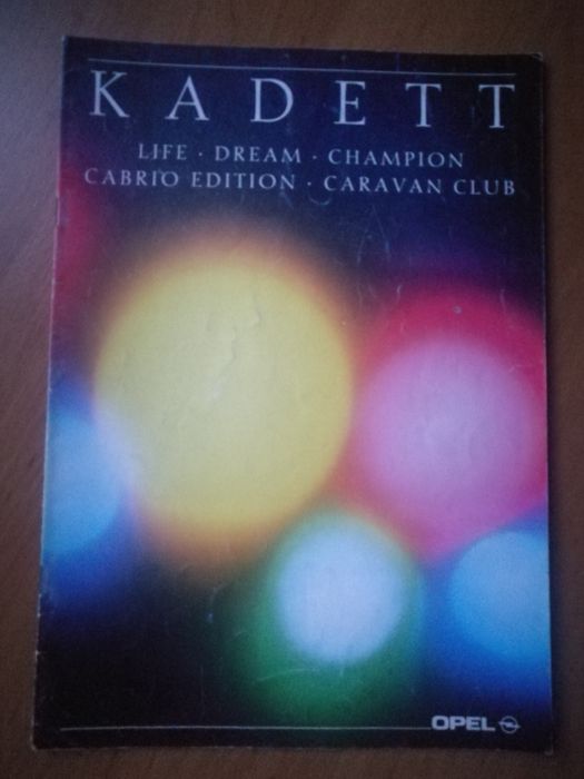 Prospekt Opel Kadett 3szt