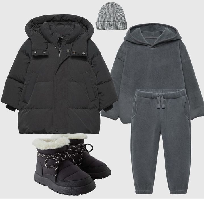 Трендовий зимовий пуховик, курточка, парка від Zara, 92/98, 98/104 см