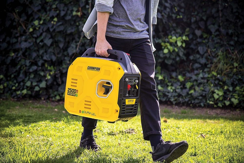 Генератор інверторний Champion 2500W  газ + бензин, 110–120 Вольт, US