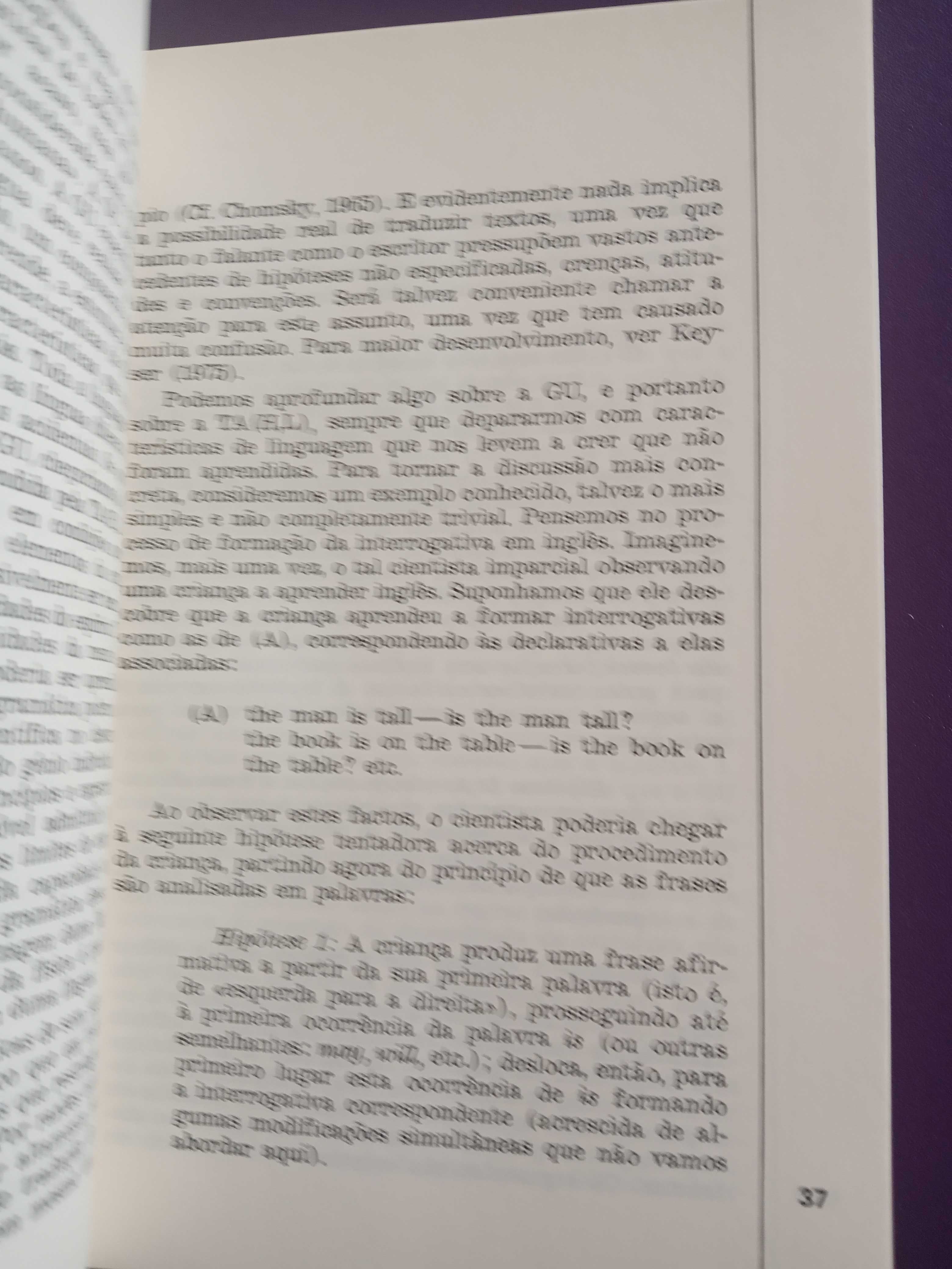 Reflexões sobre a Linguagem Noam Chomsky 1975