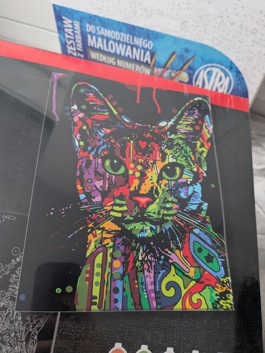 Dwa obrazy do samodzielnego malowania według numerów podobrazie nowe