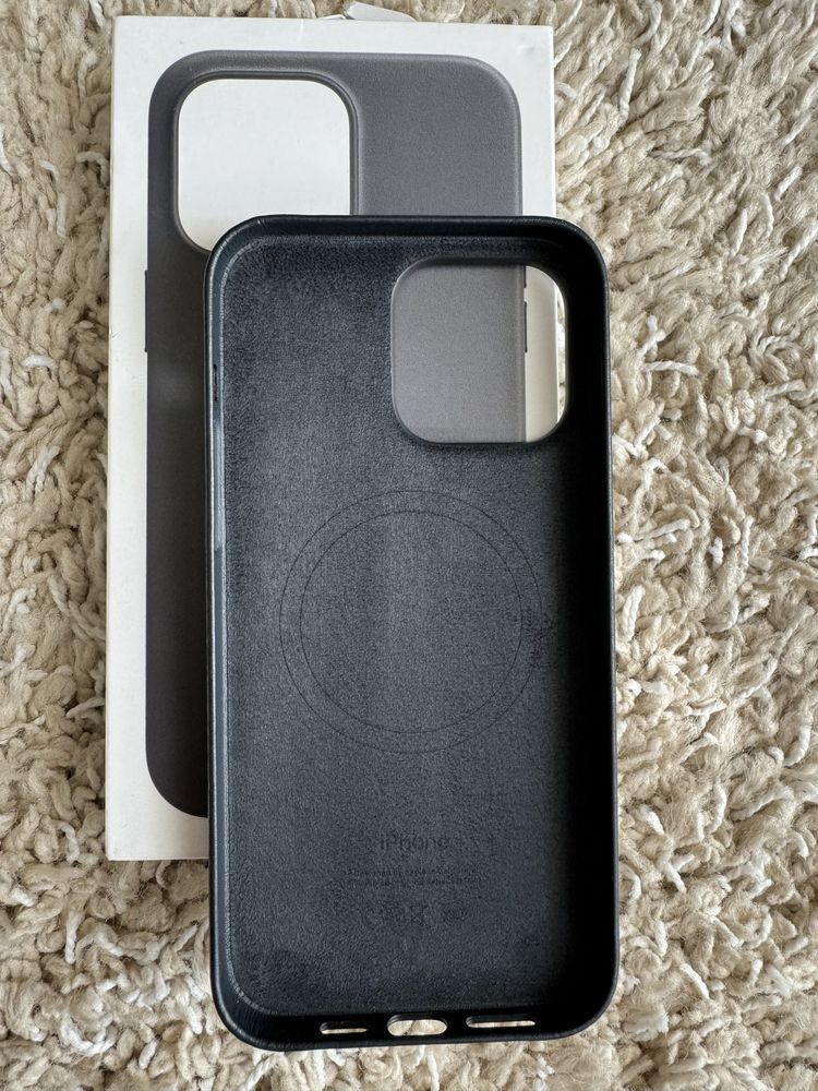 Apple Leather Case iPhone 14 Pro Max oryginalne skórzane etui