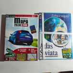 Atlas świata NOWY + Mapa polski 2006 gratis RETRO