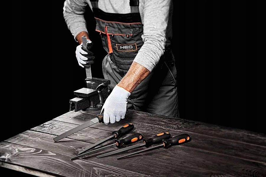 Zestaw Pilników Do Metalu Zdzieraki 200mm 5szt Neo