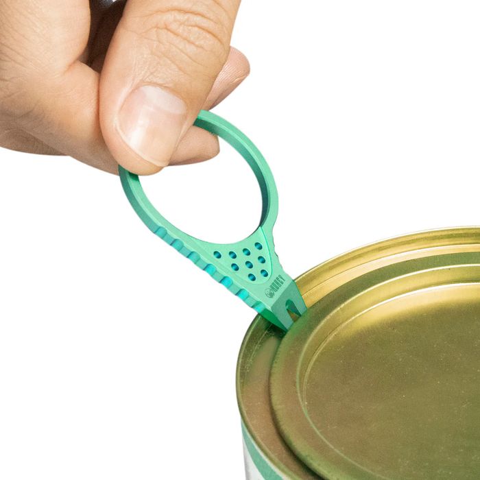 MultiTool Kubey Finger Ring Pry Bar Green Titanium by Kot Knives