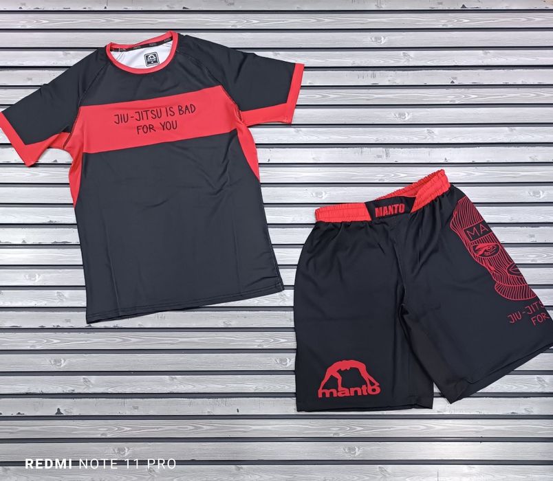 Рашгард, компресійний комплект Манто для єдиноборств, тренувань