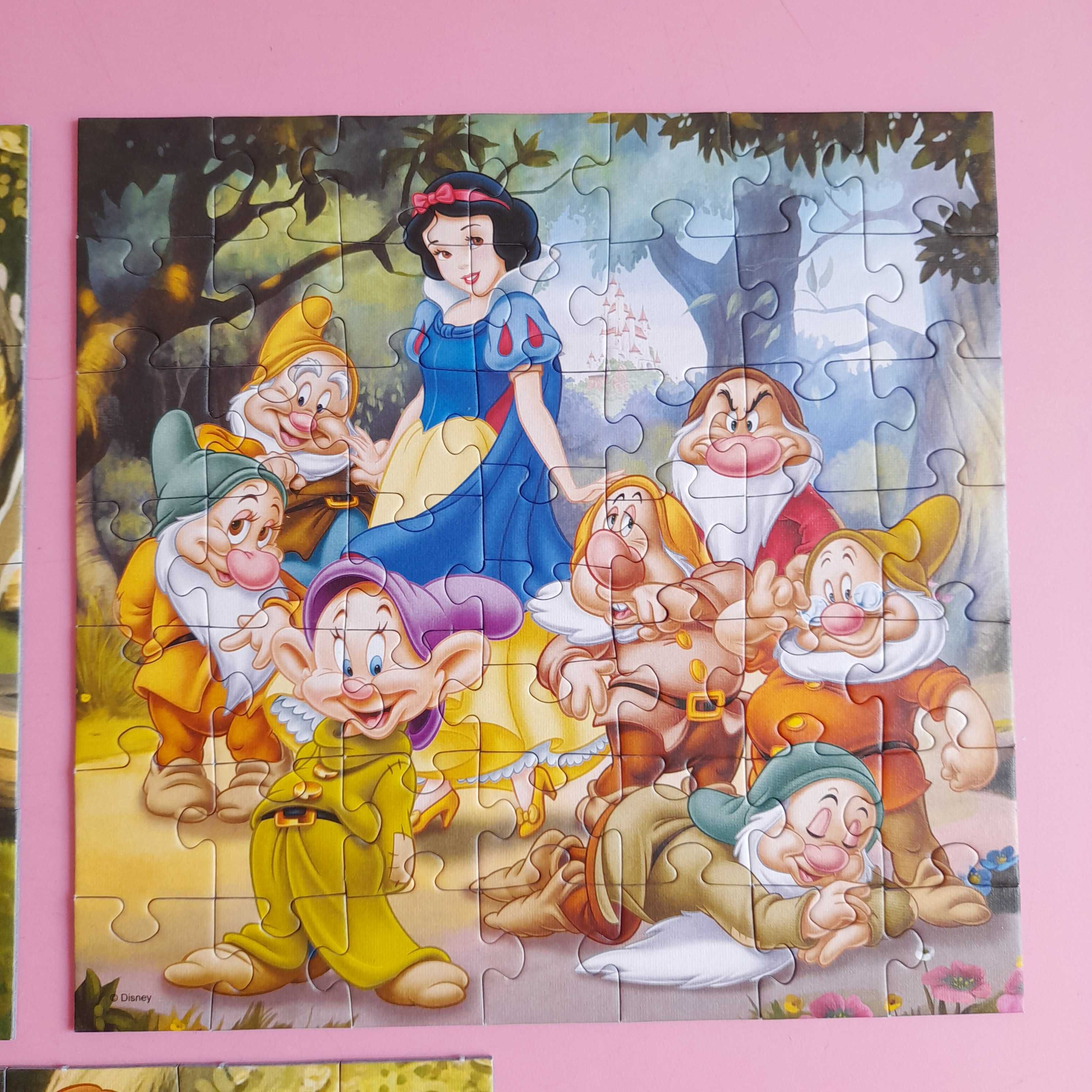 Puzzle Disney Śnieżka Trefl 4+ 3w1 krasnoludki