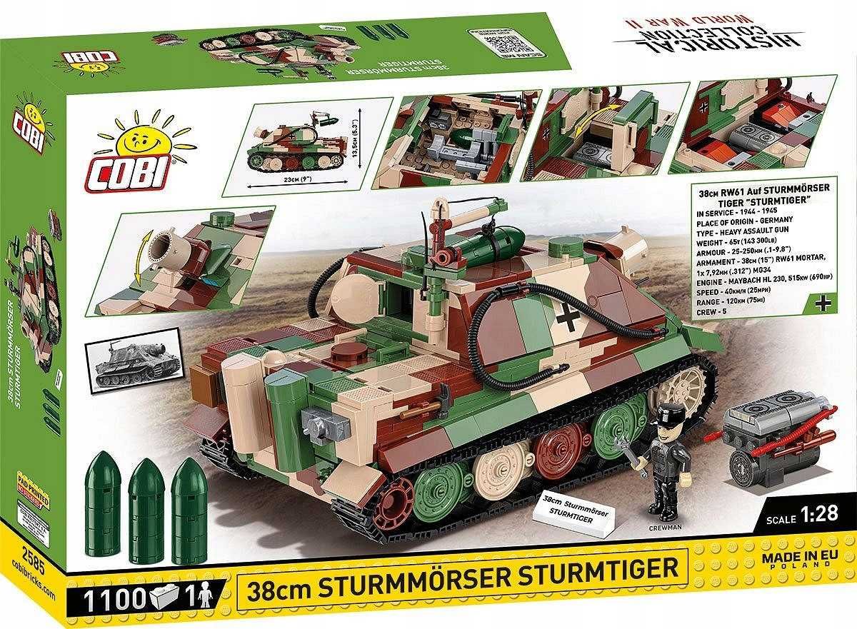 Конструктор COBI Танк Sturmmörser Sturmtiger COBI-2585