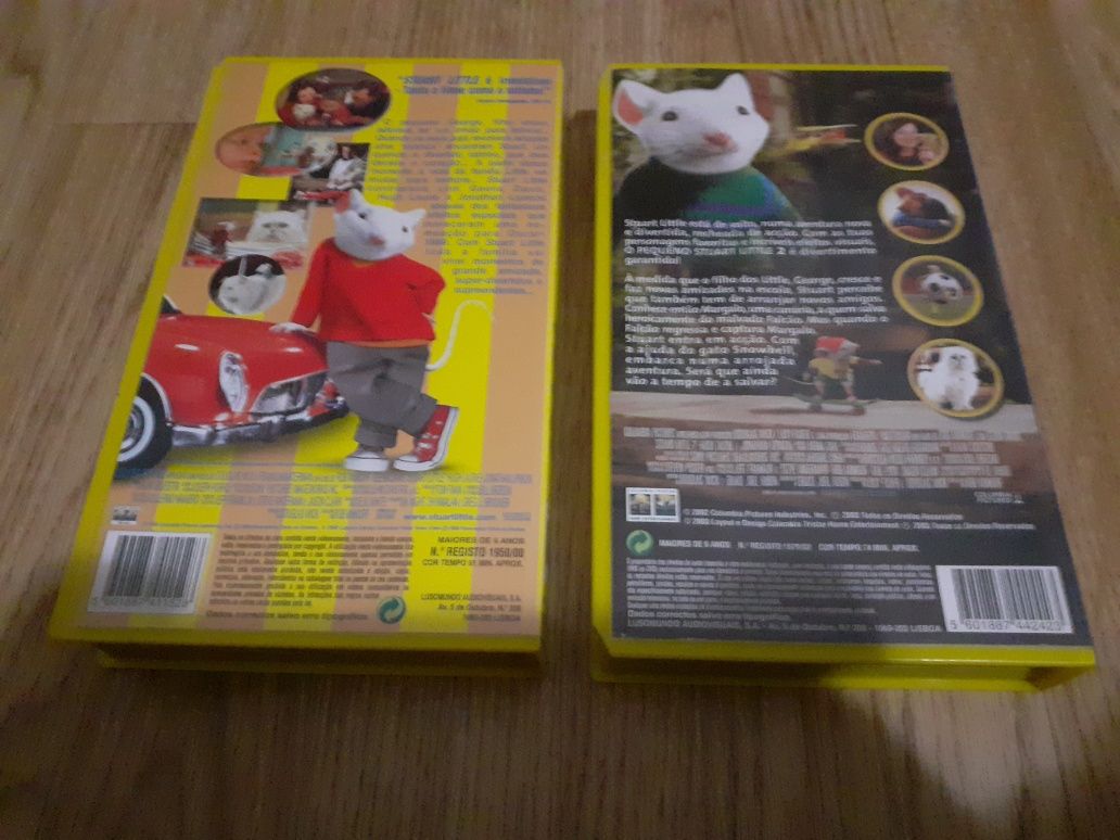VHS: Coleção O Pequeno Stuart Little 1 e 2