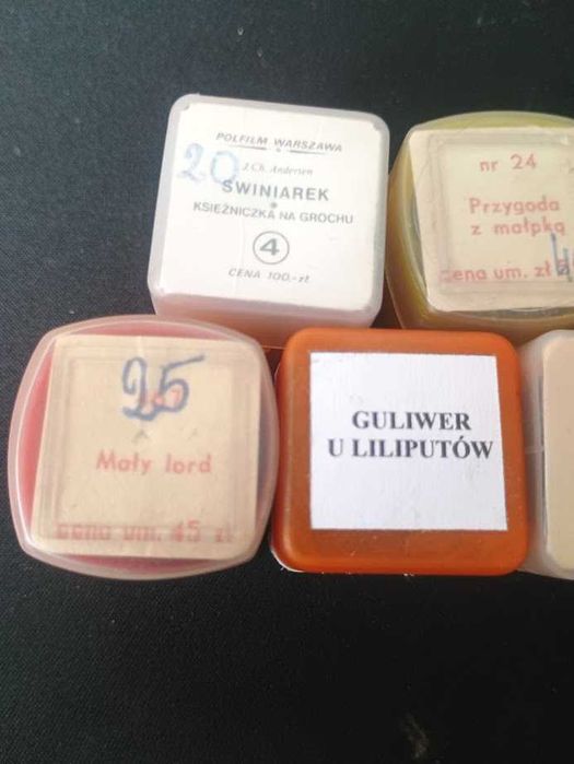 Bajki na rzutnik 7 sztuk JAK NOWE zestaw Q