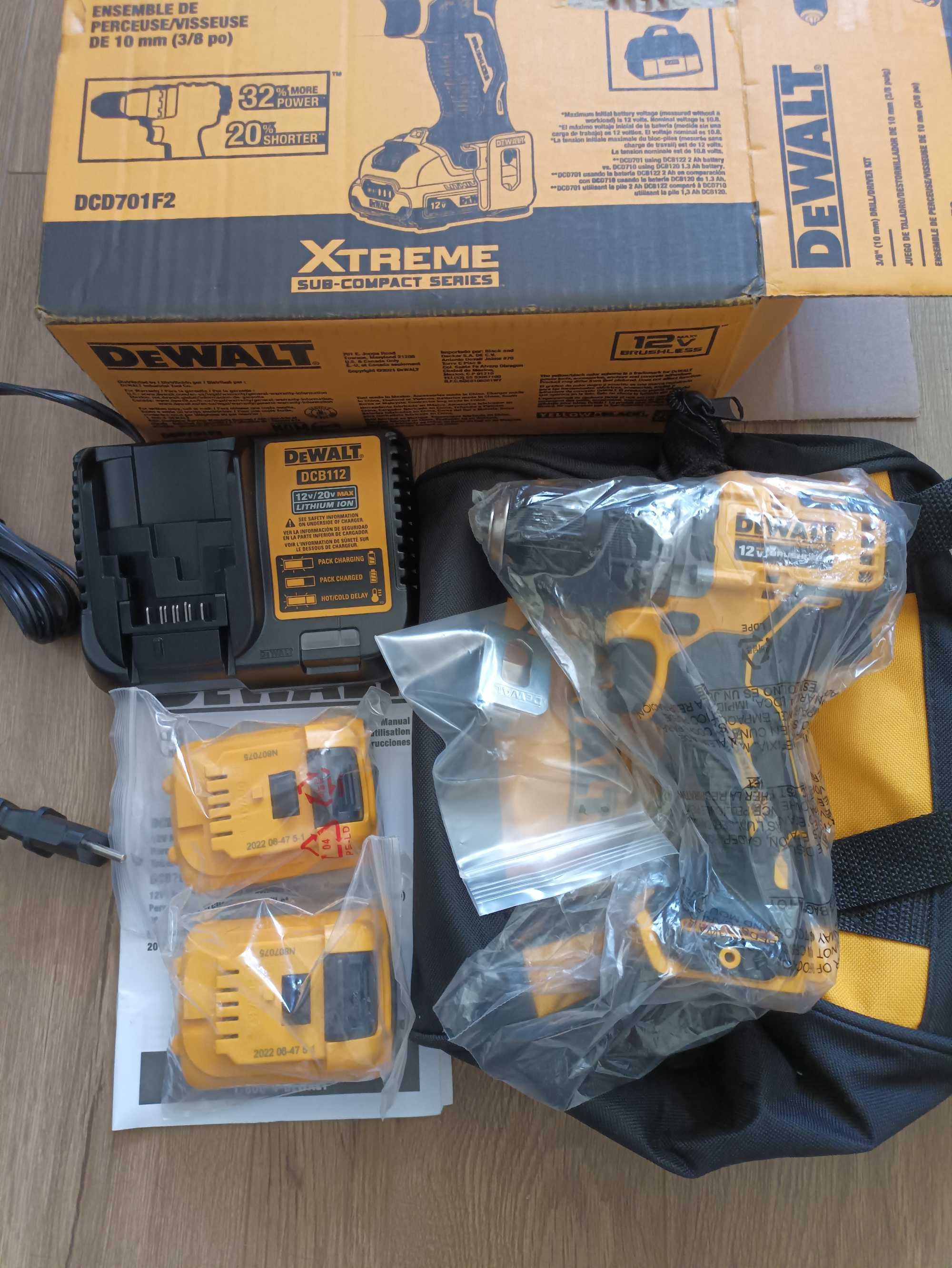 Dewalt DCD706 DCD701 12V MAX Xtreme Brushless Drill Driver
