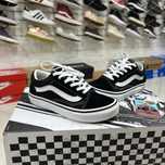 Дитячі кеди Vans Old Skool оригінал 31 р чорно білі замша класичні