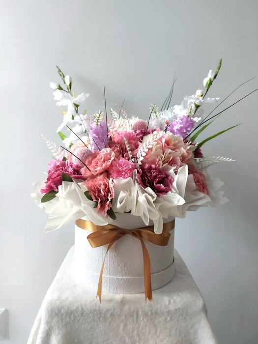 Duży Flowerbox -piękna dekoracja lub prezent który zostaje na zawsze!