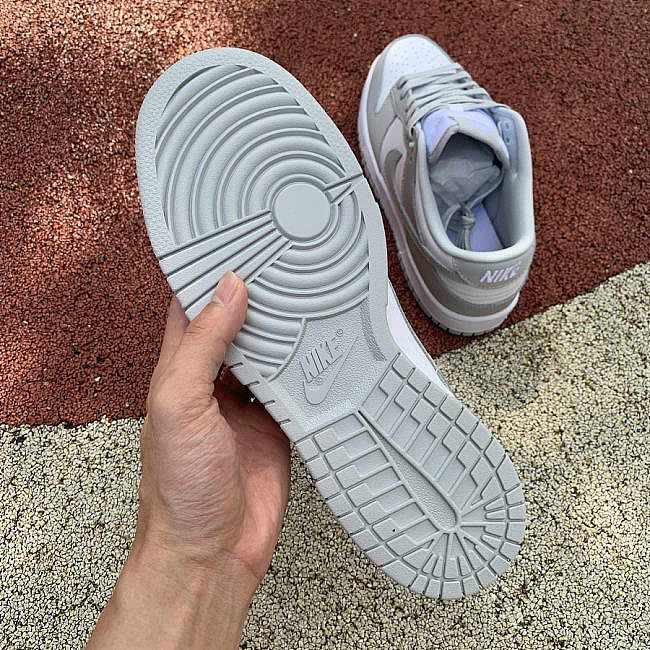 Кросівки Nike Dunk Low Retro Grey Fog Найки Данки сірі білі ретро