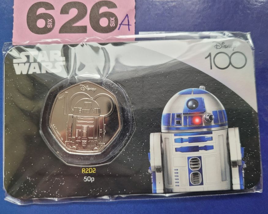 Moneta 50 pensów 2023 - Star Wars - R2D2 - Wyspa Pitcairn (626A)