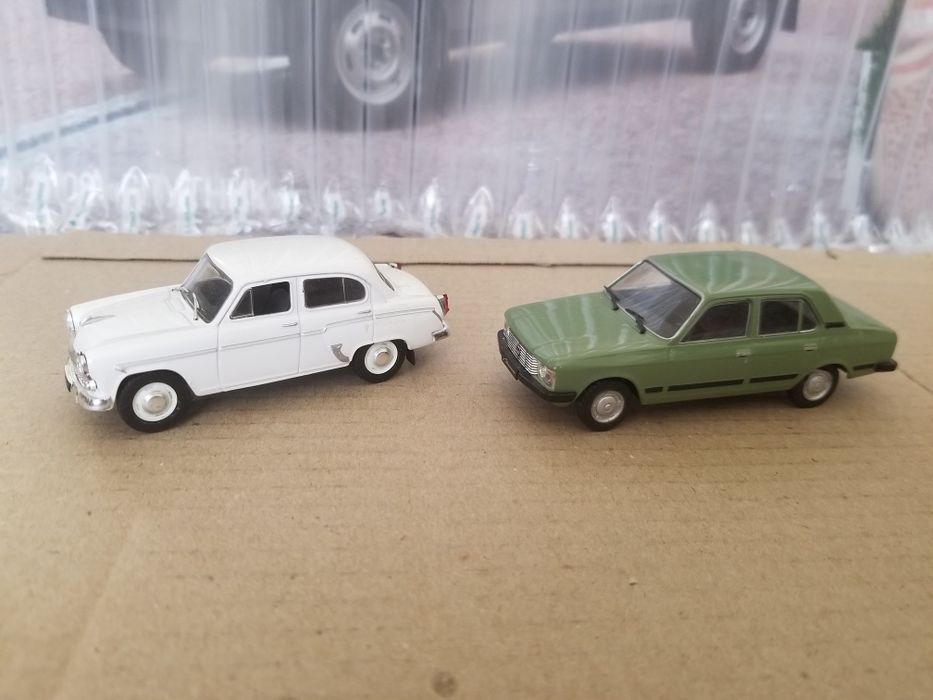 Машинки СМЗ, ГАЗ, Москвич, Иж автолегенды СССР 1:43
