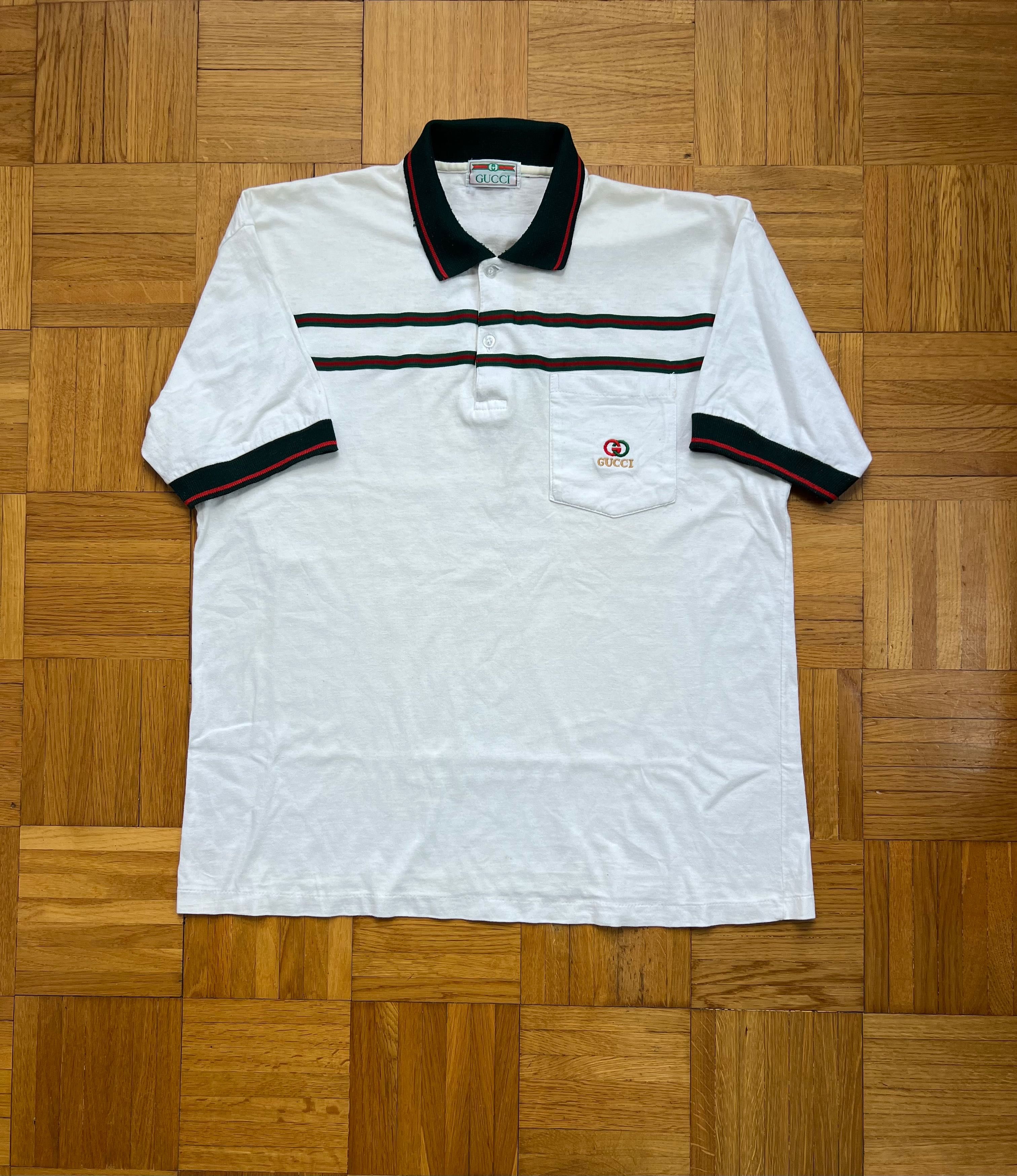 Rare Gucci Vintage 80’s Polo koszulka