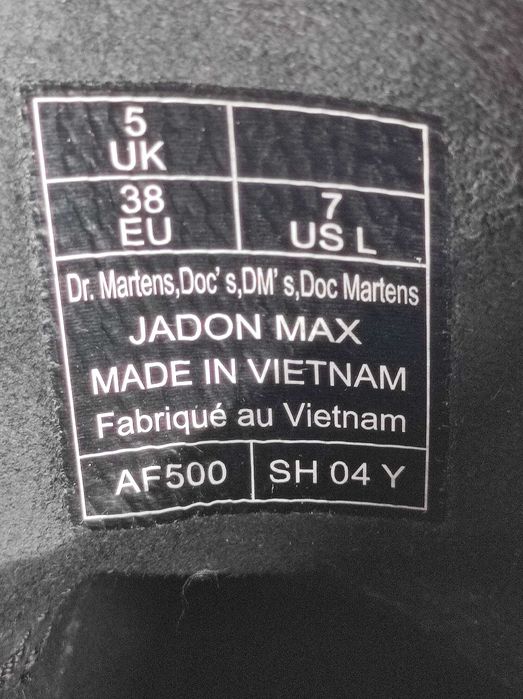 - Dr. Martens JADON MAX - Glany na platformie r. 38