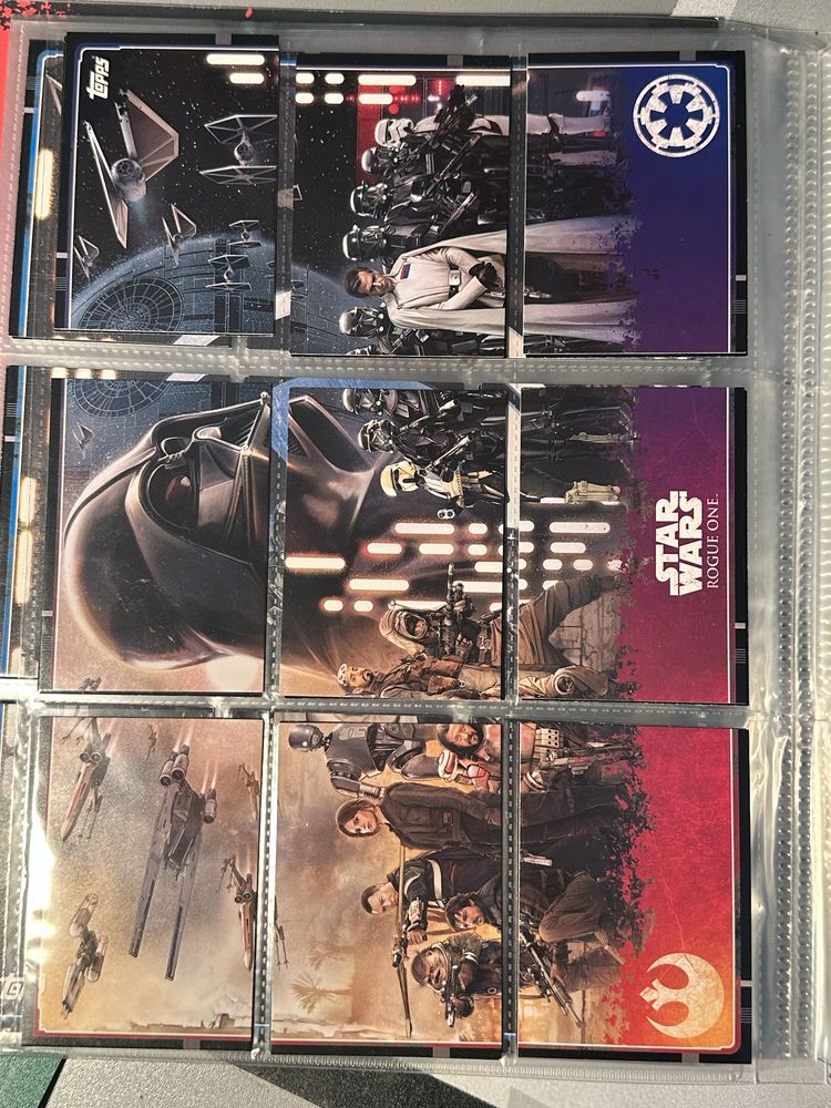 Kompletny album Topps Star Wars Gwiezdne Wojny Rouge One Łotr