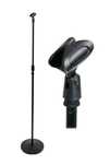 Suporte de Microfone c/ Base Redonda - HQ POWER