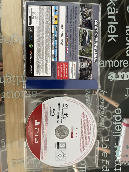 PS4 F1 2016 Promo edition