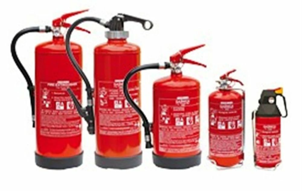 Legalizacja,  przegląd gaśnic.