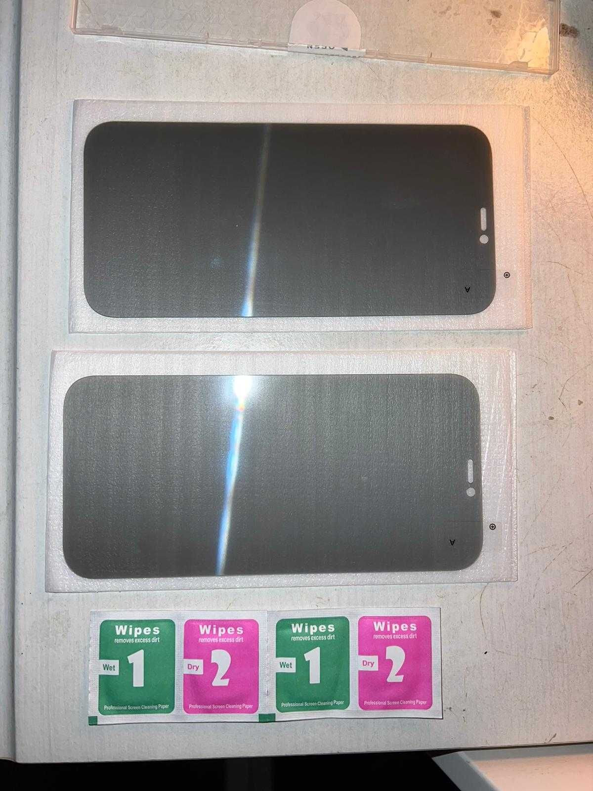 Capas varias cores Iphone 12 e película Anti spay