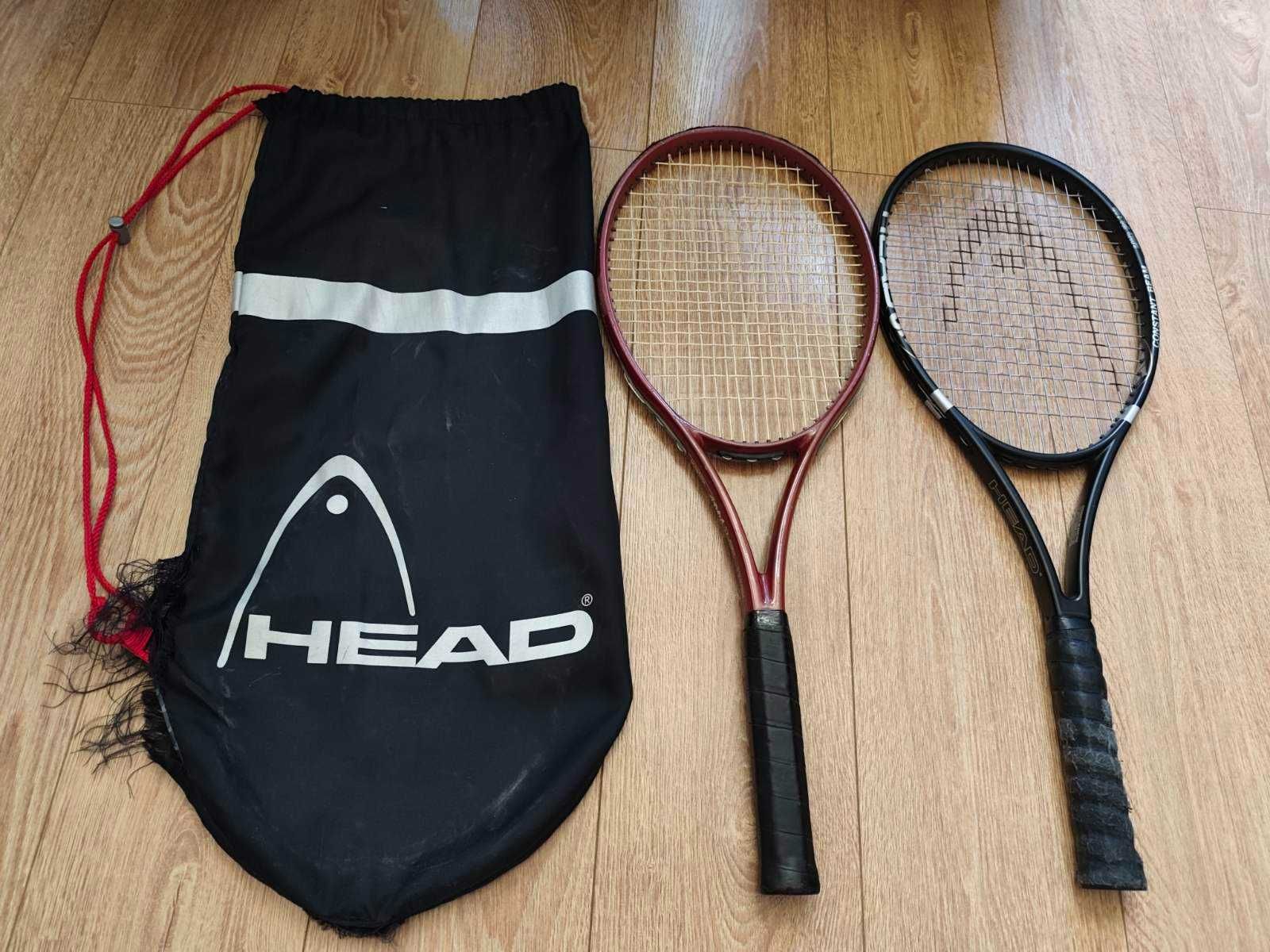 Тенісні ракетки head one та graphite series 066 LX, сумка в комплекті