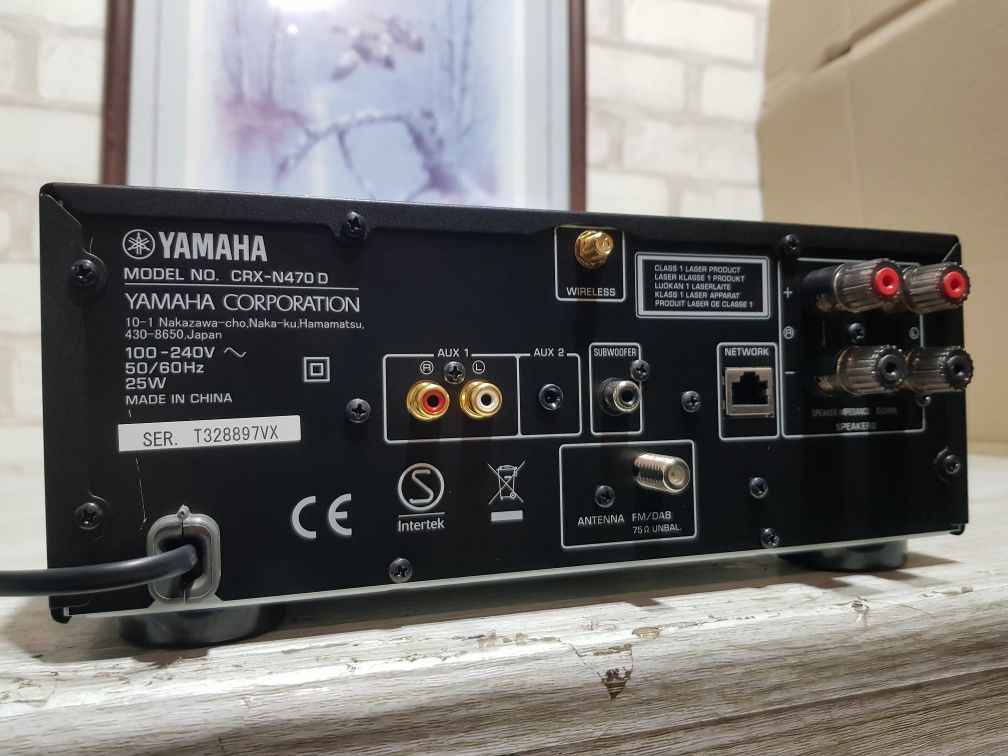 Ресивер/програвач CD YAMAHA CRX-N470,WI-FI,Bluetooth,LAN, б/у ю