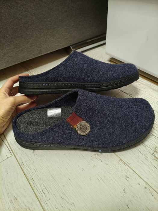 Тапки Іnblu фабрика фетр/кожа распродажа женские/мужские/тапки чоловіч