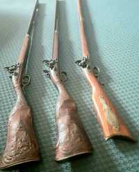 pistola mosquete coleção decoração século XVIII
