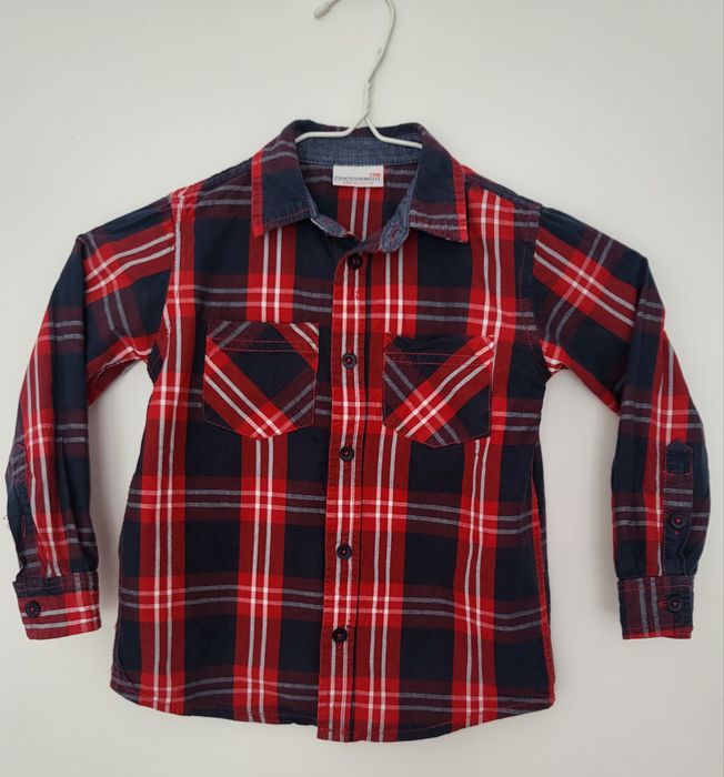 Zestaw koszul na różne okazje r. 110-116 urodziny pogrzeb święta