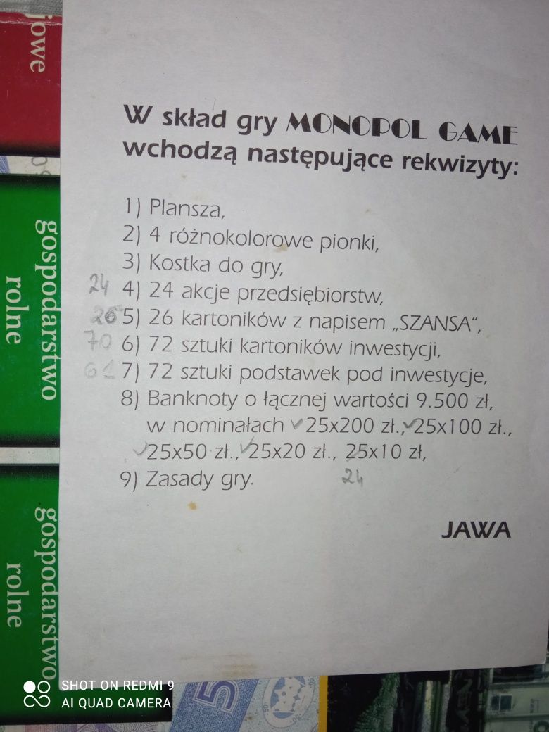 Gra planszowa Monopoly game Prywatyzacja po polsku