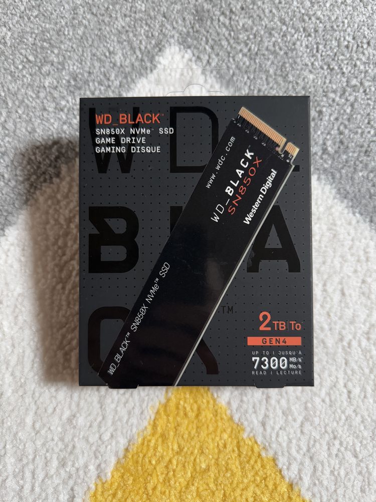 Нові SSD WD SN850X 2TB 1TB