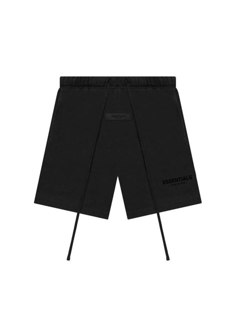 Новые Шорты Fear Of God Essentials FOG Black Sweatshorts Оригинал