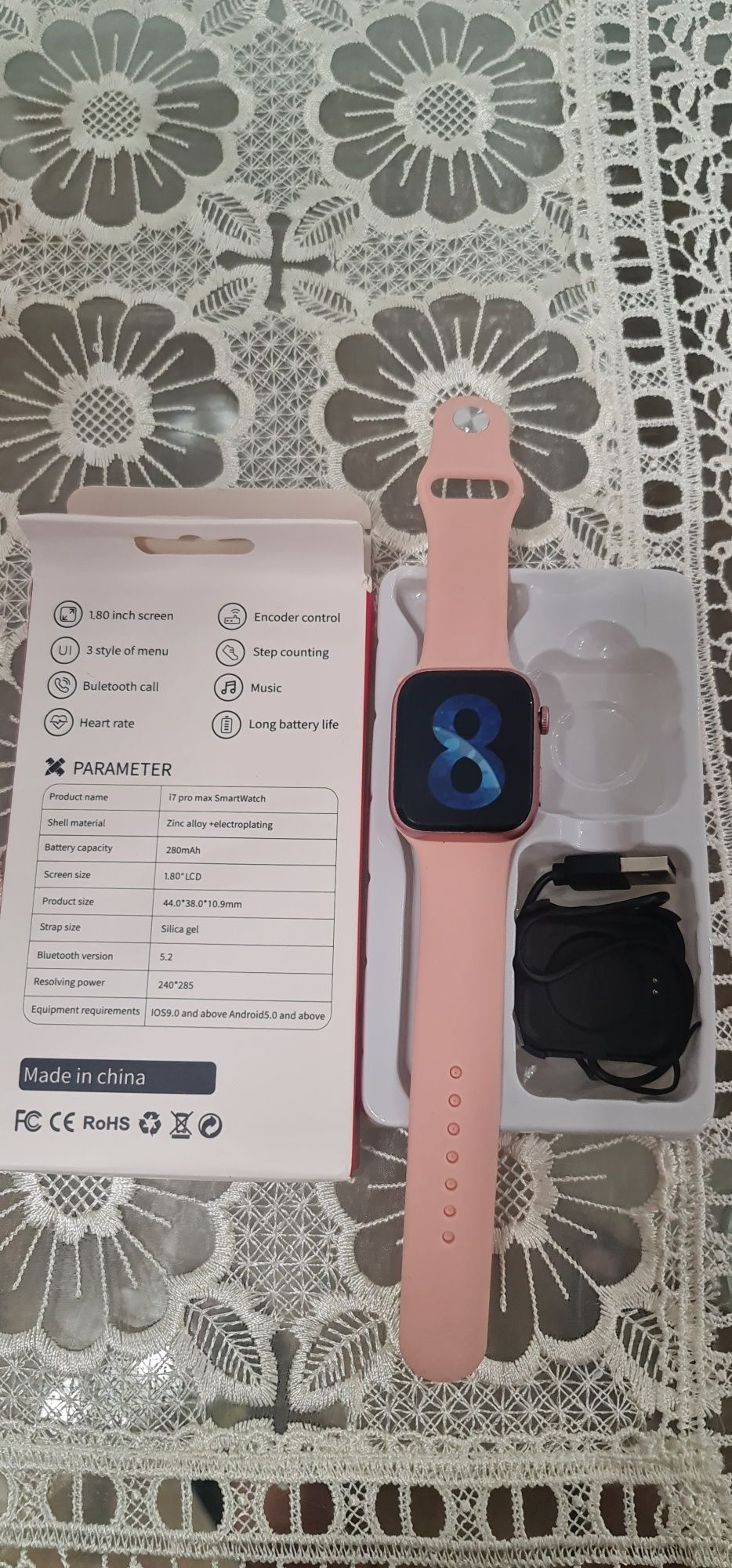 Smart Watch Jit i7 promax pink