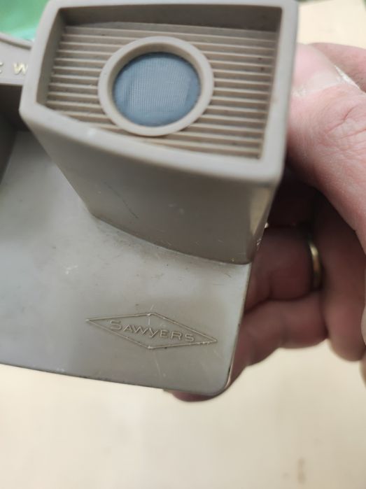 (211) stereoskop dla oglądania trzech wymiarowych zdjęc lata 60/70-te