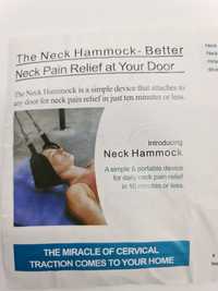 Neck hammock/ relaxador de pescoço novo