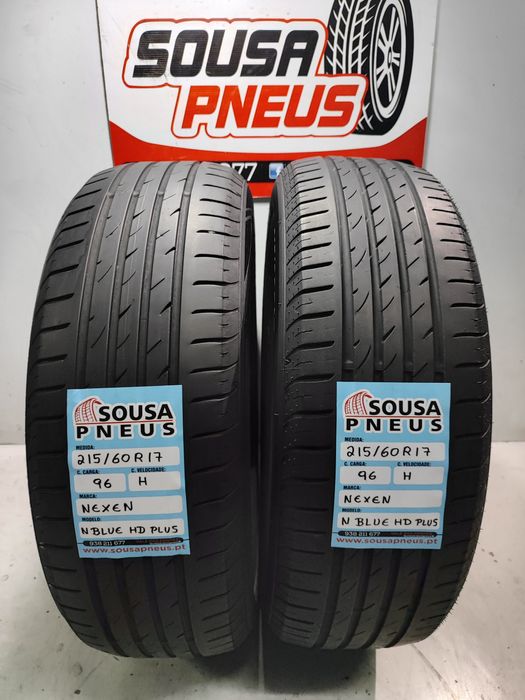 2 pneus semi novos Nexen  215/60R17 96H Oferta dos Portes