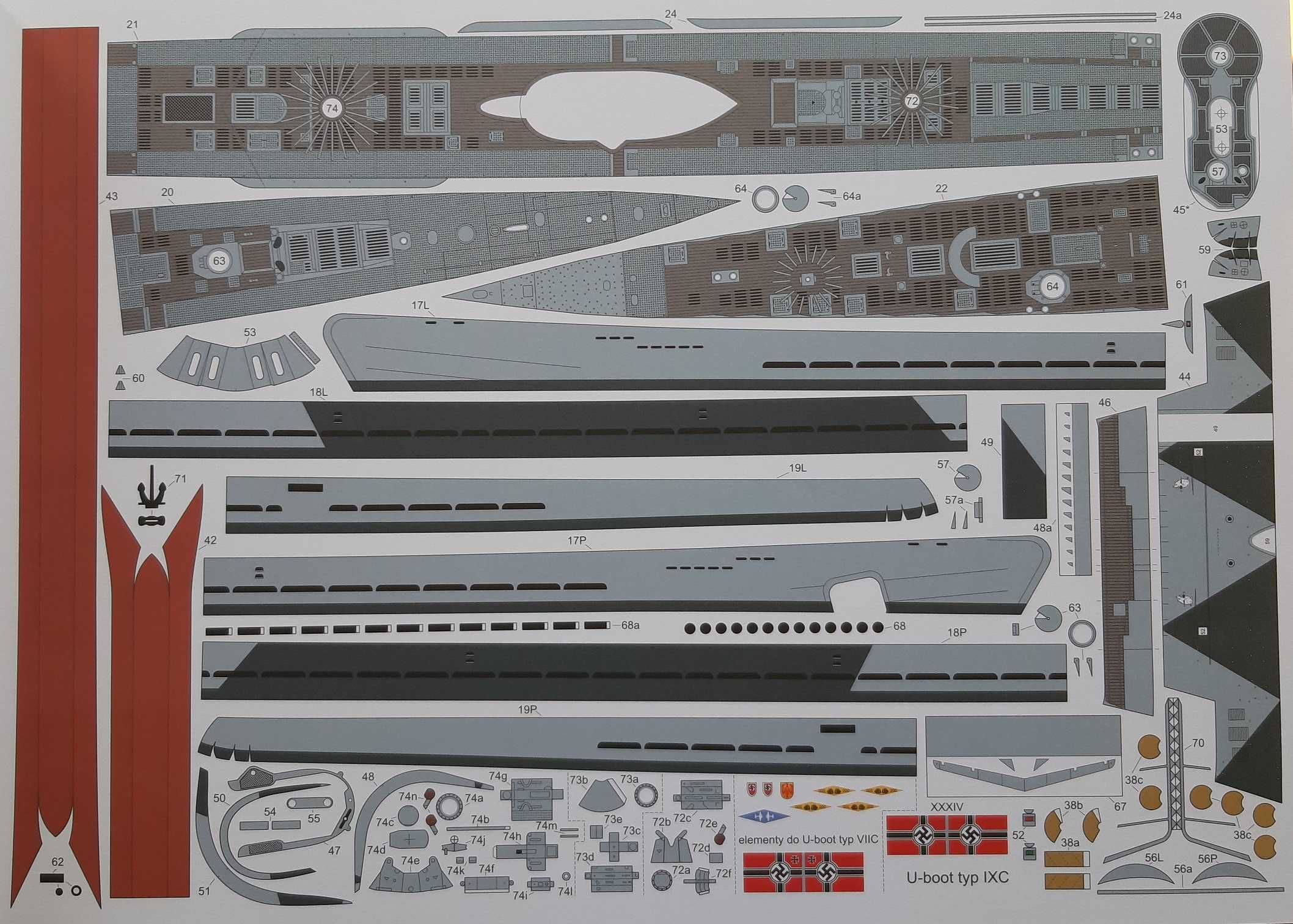 FLY MODEL 128 U-BOOT VIIC & IXC/40 1:100
