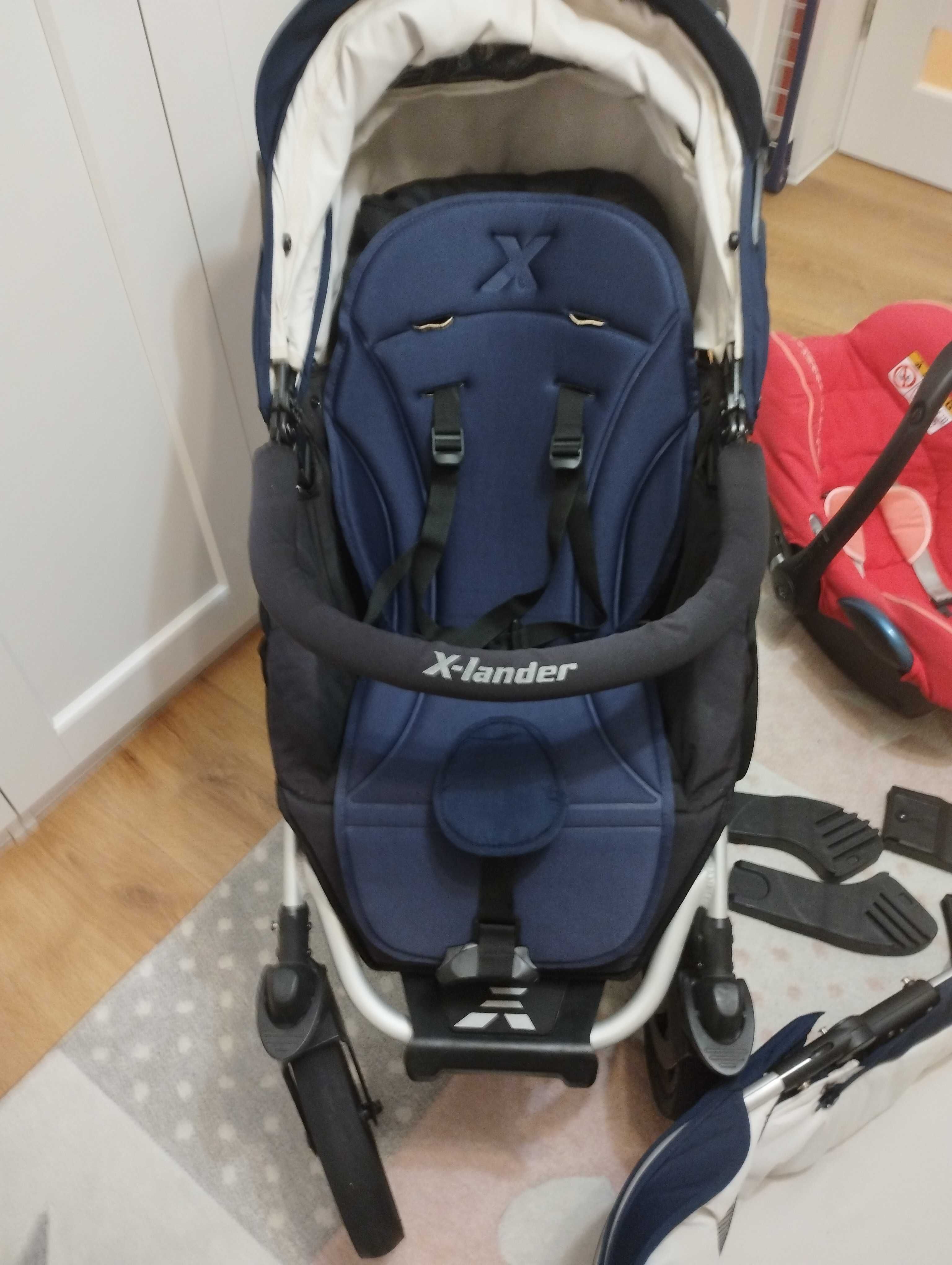 Wózek dziecięcy X-lander X-Pulse 2w1 oraz nosidełko maxicosi