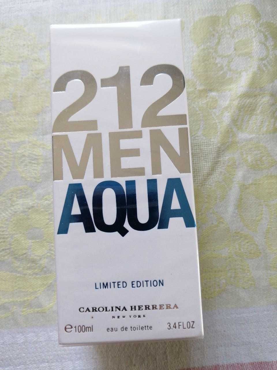 ‼ Нові 212 Men Aqua Carolina Herrera  Limited Edition  100 М-Л