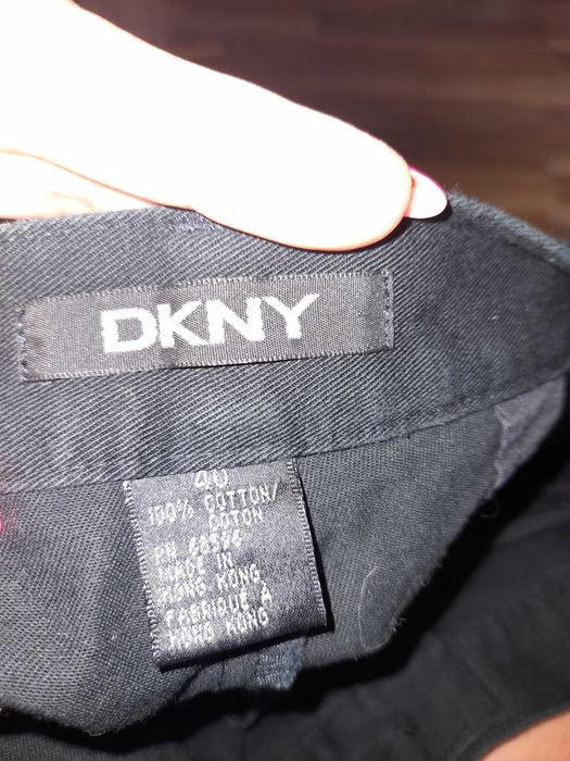Szorty DKNY czarne spodenki L Bermudy w30 jeans