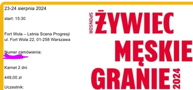Karnety Męskie Granie Warszawa