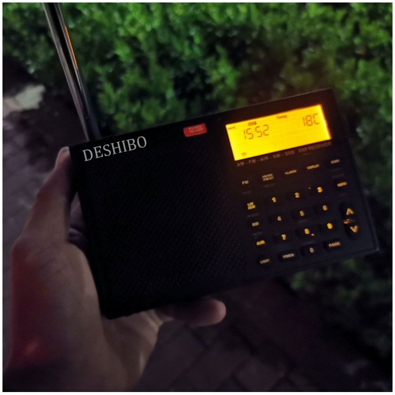 Deshibo RD1780L DSP всеволновый радиоприемник ДВ СВ КВ SSB RDS Авиа