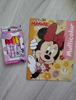 Minnie Mouse markery+ malowanka Multicolor