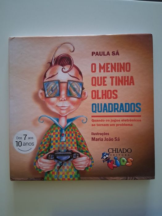Livro "O menino que tinha olhos quadrados"